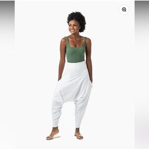 Buddha Pants San Fran White Harem Pants